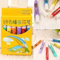 new 6pcs magic popcorn pens 3d art safe pen for greeting birthday cards kids paint by number brushes arts crafts paint number