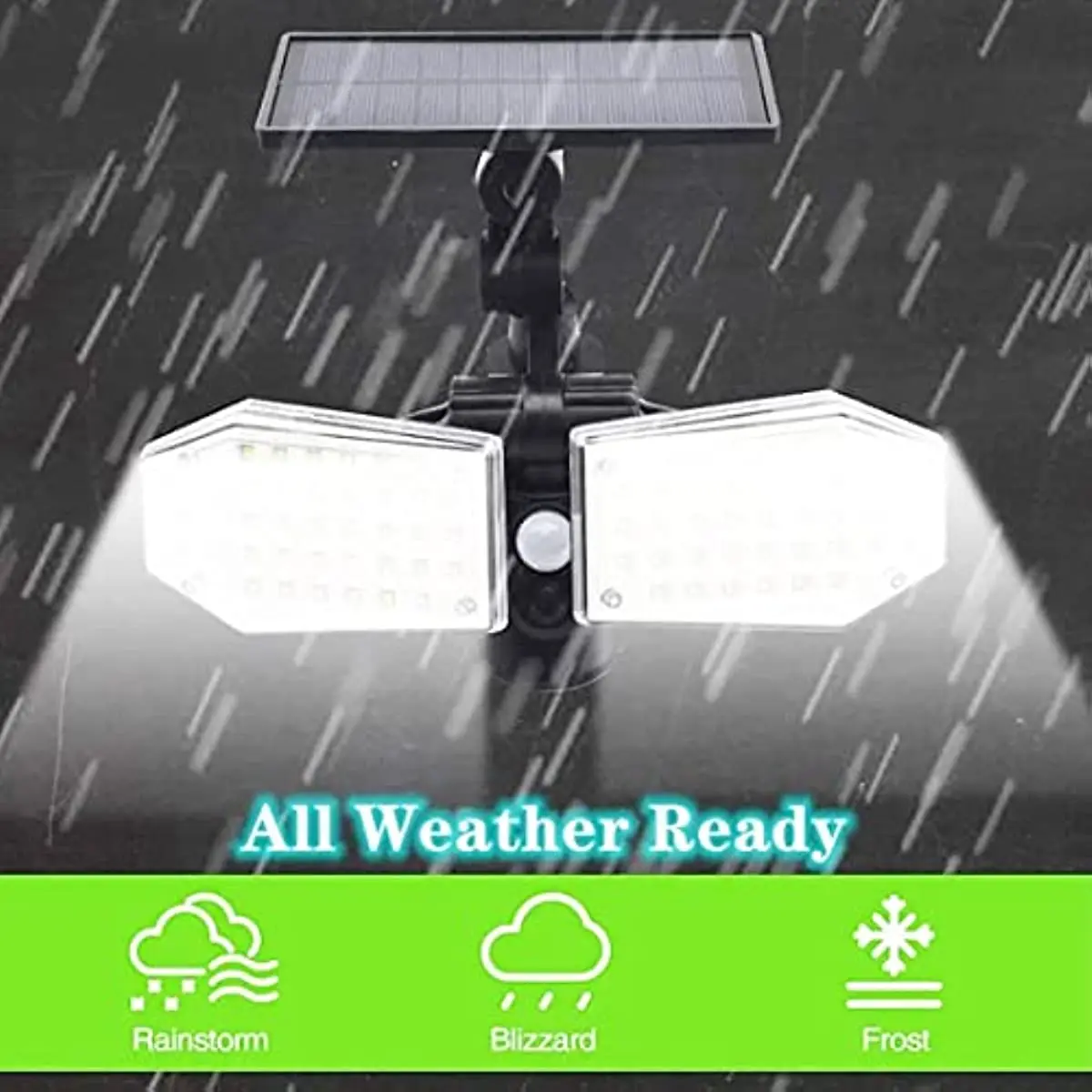 Прохладный дом-Солнечный свет с датчиком движения солнечные