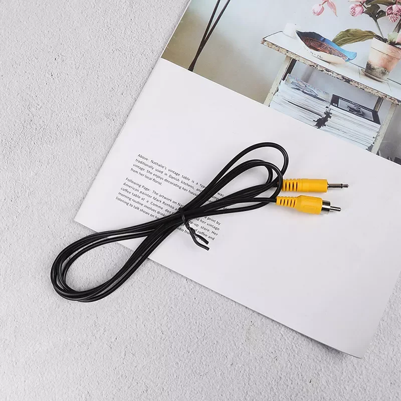 

2022New 1pc 1.5M 3.5mm 1/8" Mono Male Plug To Single RCA Male Audio Video Cable Adapter Cord