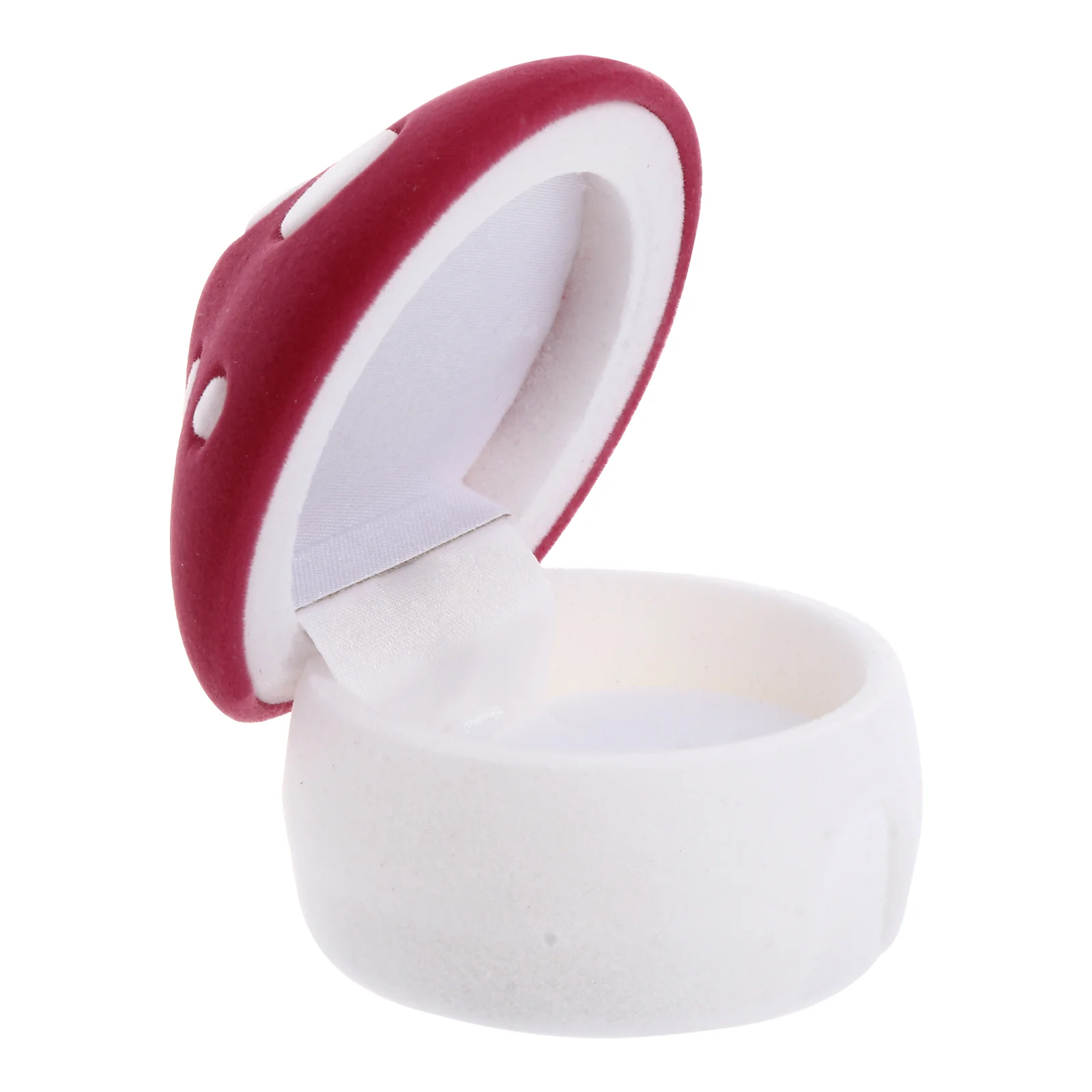 

Коробка для колец в форме гриба, обручальное кольцо, кольцо для обручального кольца, искусственное кольцо, держатель для ювелирных изделий, фланелевый брелок, органайзер, ожерелье