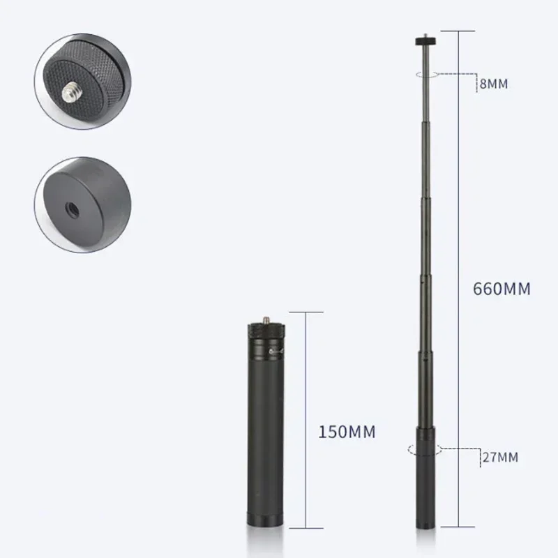 Телескопический триосевой стабилизатор из алюминиевого сплава