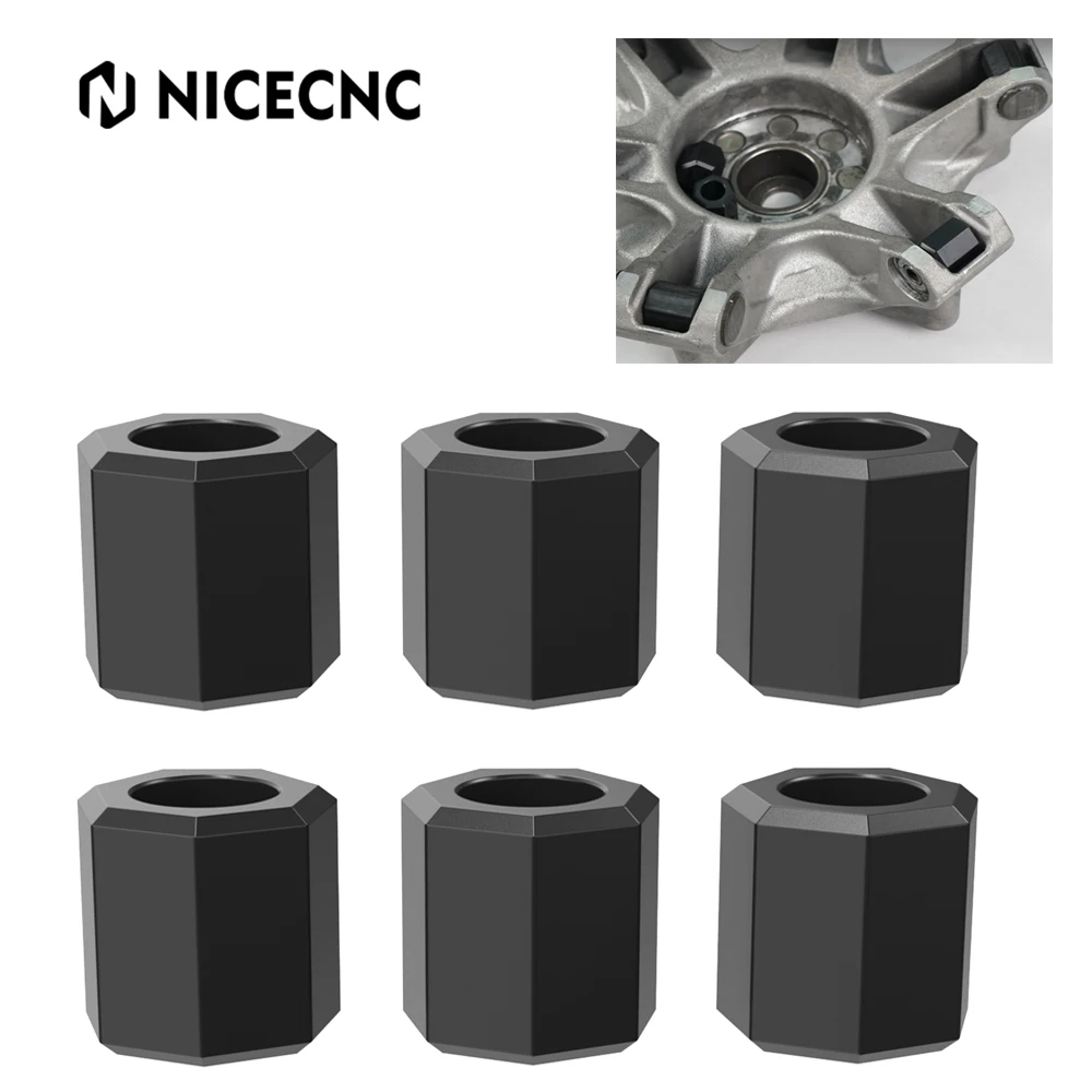 6PCS X3 Primary Clutch Thrust Roller Kit UTV For Can Am Maverick X3 Max R RR 4x4 Turbo XRS 2018-2022 Commander 1000R XT NICECNC