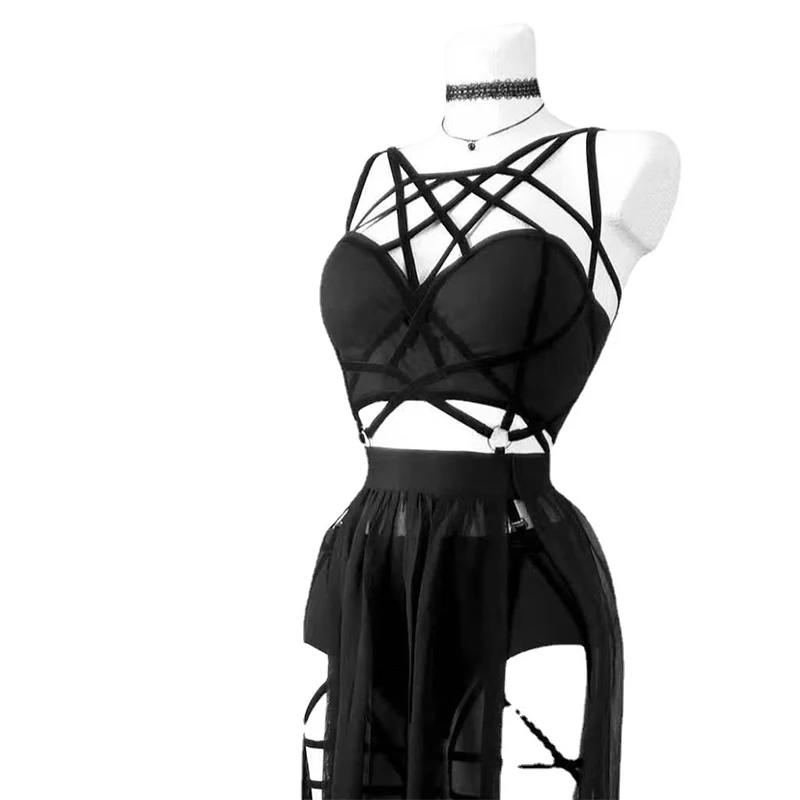 

Woman Gothic Outer Beach Wrap Skirt Chiffon Sarong Cover-Up Swimwear Outfit