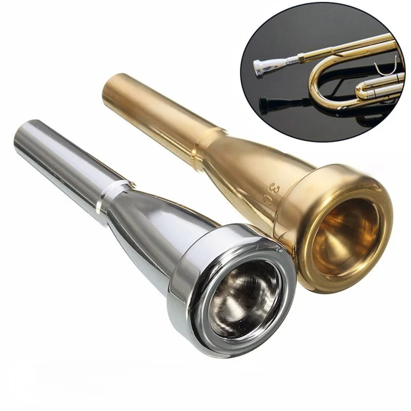 

Professional Trumpet Mouthpiece Meg 3C/5C/7C Size for Bach Beginner Musical Trumpet Accessories Parts or Finger Exerciser