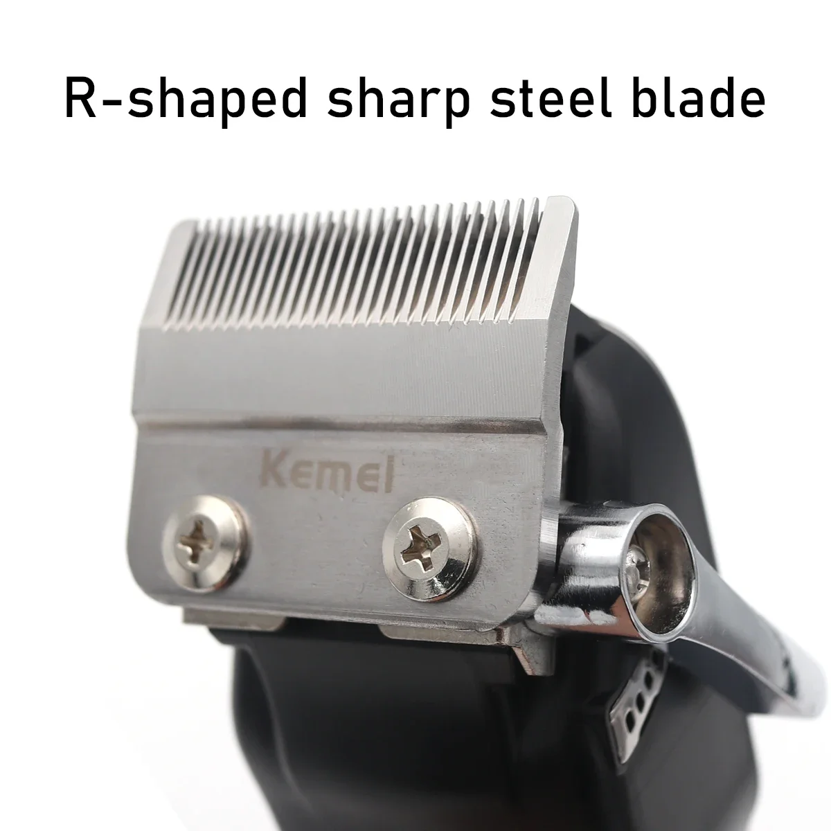 Фото Kemei KM-1550 Профессиональная машинка для стрижки волос для мужчин, светодиодный дисплей, малошумный беспроводной USB-интерфейс, машинка для стрижки волос, триммер для волос №2