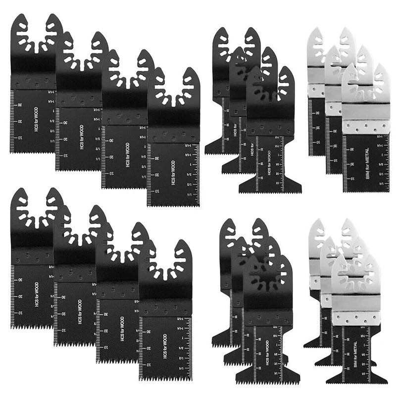 

20pcs 34mm Oscillating Multitool Saw Blade Cutting Wood Tools Precision Saw Blade For Hard Material Metal Cutting Tools Sets