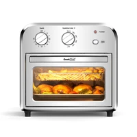 air fryer oven 4 slice toaster airfryer countertop oven roast bake broil reheat fry oil free stainless steelsilver