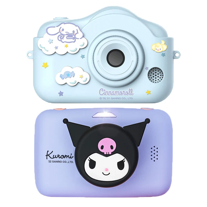 

Sanrios Cinnamoroll Kawaii аниме периферийная камера, милая мультяшная Мини Hd камера, устойчивая к падениям, прочная батарея большой емкости