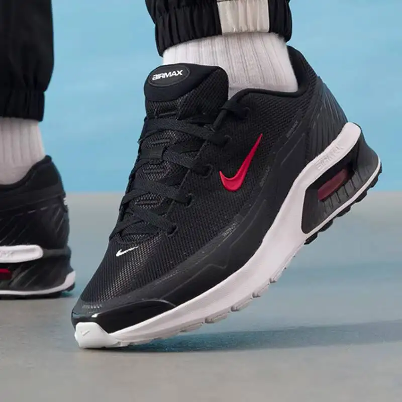 Фото Горячая новинка: Мужские летние повседневные кроссовки Nike Air Max Bia 2026, черно-белые, дышащие, с амортизацией, спортивные кроссовки IO9416-001 №1