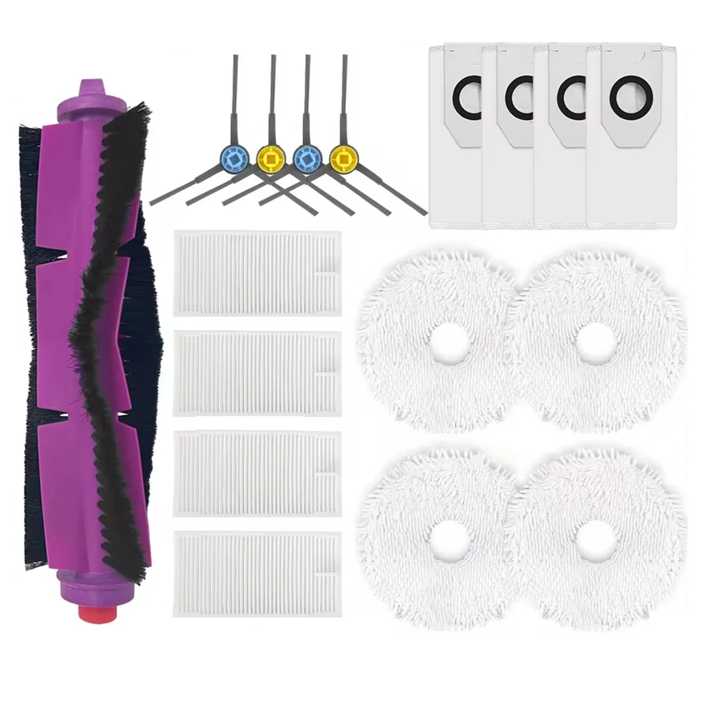 Для Midea V12/Eureka J12 Ultra роликовая боковая щетка Hepa фильтр швабра тканевый мешок для