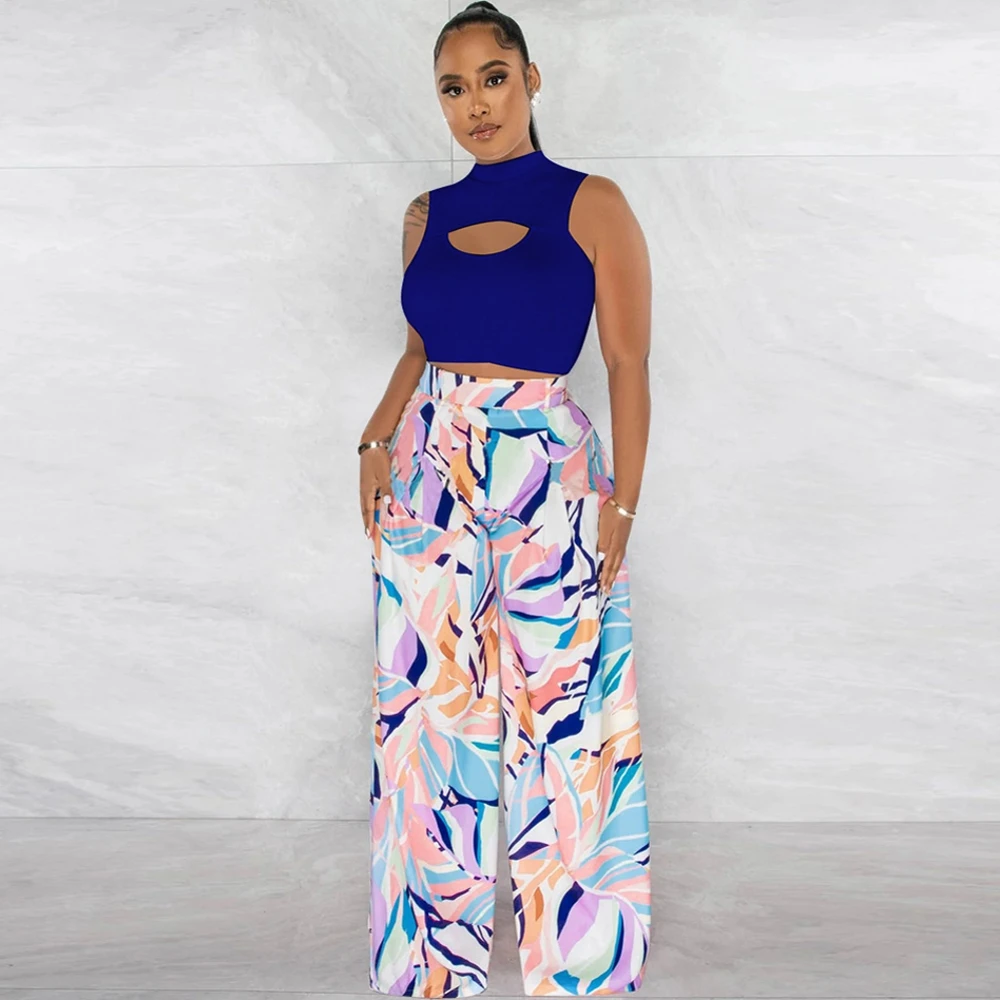 

Комплект из двух предметов Дашики, Африканский Женский комплект с вырезом спереди, топ и прямая юбка, брюки, костюм, лето 2023, спортивный костюм