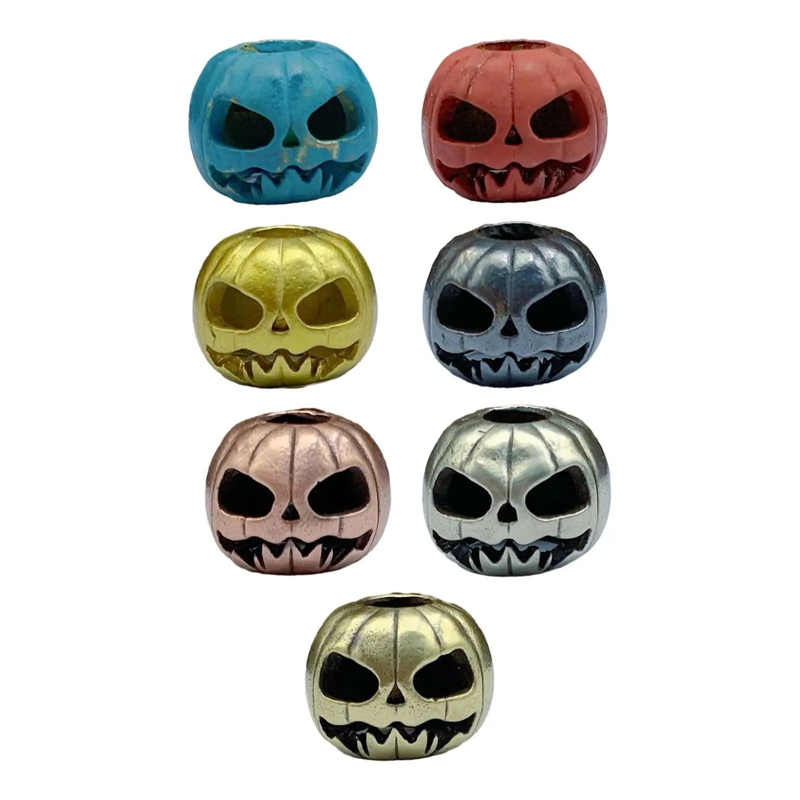 

Pumpkin Skull Beads Paracord Beads Cord Beads Halloween Decoration DIY Accessories Ornaments for Necklace Keychain DIY Bracelet