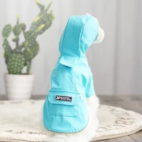 popular dog raincoat hooded four legged clothes waterproof all inclusive small dog pet raincoat