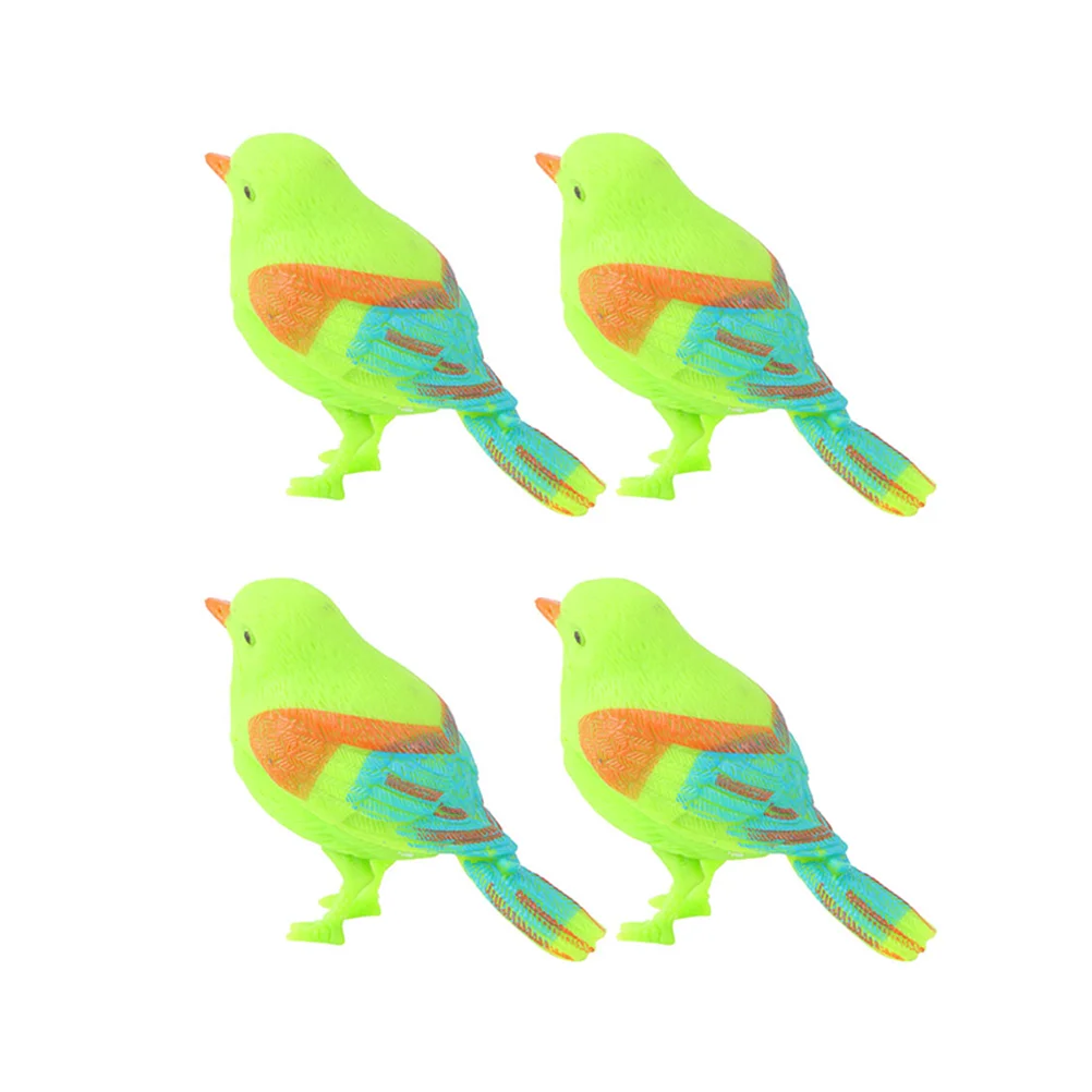 

4Pcs Simulation Electric Artificial Bird Singing Bird Children Bird
