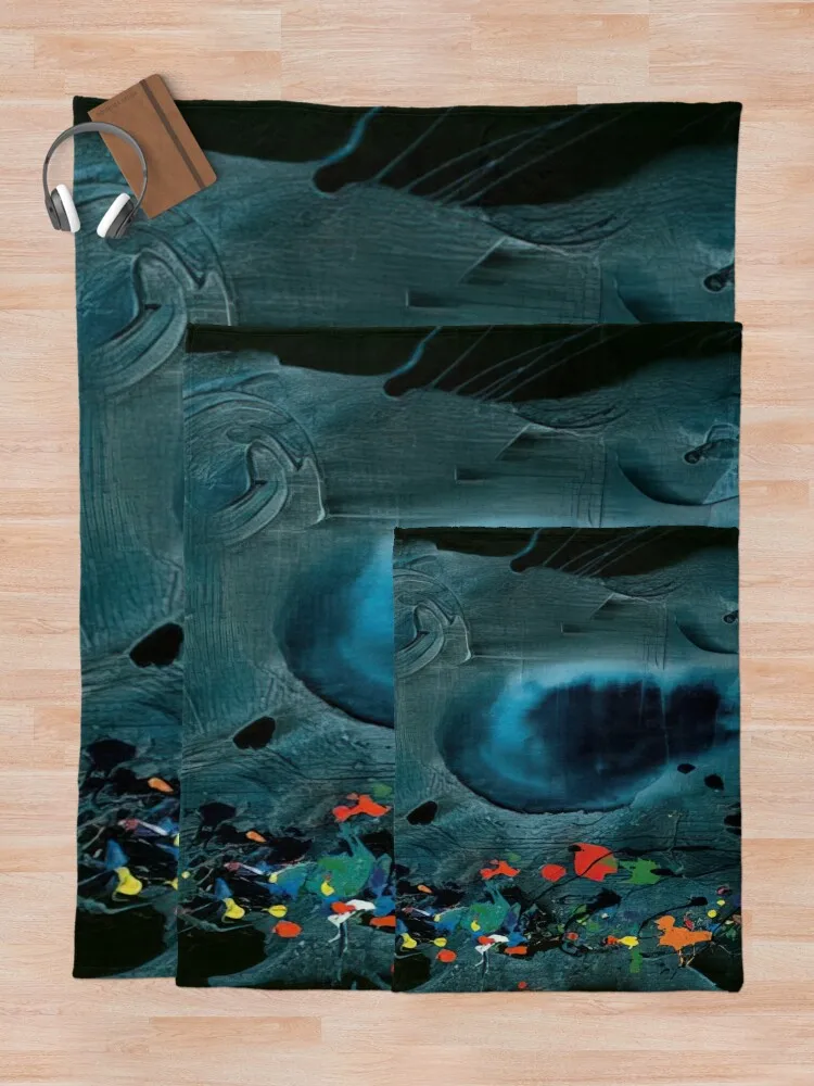 John Hoyland - Love and Grief 5.4.006-2006 Плед для декоративного дивана Манга Декоративные одеяла