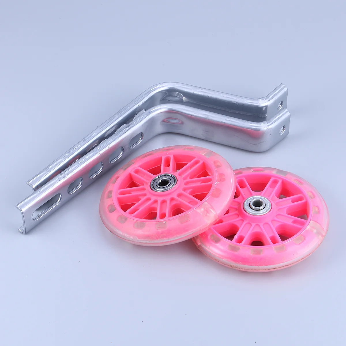 

Universal Kids Bike Training Wheels Balance Auxiliary Wheel Mute Flash Auxiliary Wheel Kid Accessories(Pink)