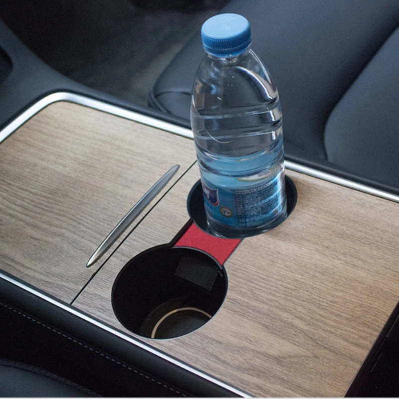 

Car Cup Holder Clip for Tesla Model 3 2021 Model Y 2021 Accessories Car Water Cup Slot Slip Limit Clip ABS Cup Holder Limiter