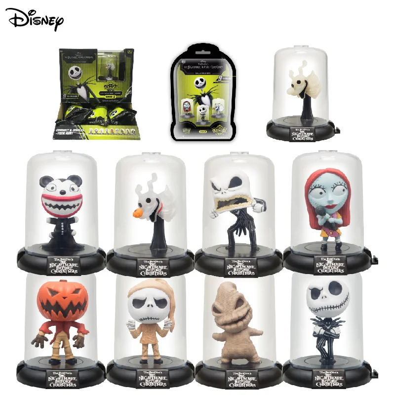 

Genuine Disney Blind Box Figure mystery box The Nightmare Before Christmas Pumpkin Skeleton Jack Sally Doll Collection Toys