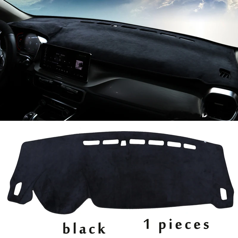 

Фланелевый Противоскользящий коврик с защитой от УФ-излучения для приборной панели, фланелевый ковер для Geely Coolray SX11 RHD LHD, аксессуары 2018 2019 2020 2021