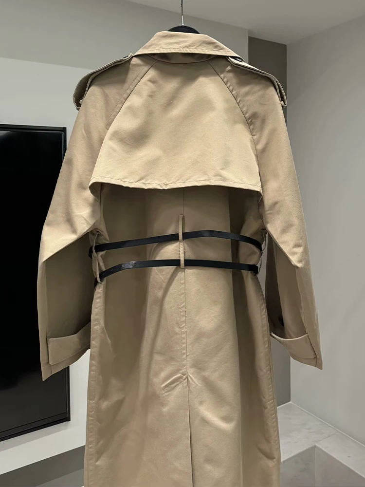 2024 осенне-зимняя новая женская модная двубортная свободная повседневная