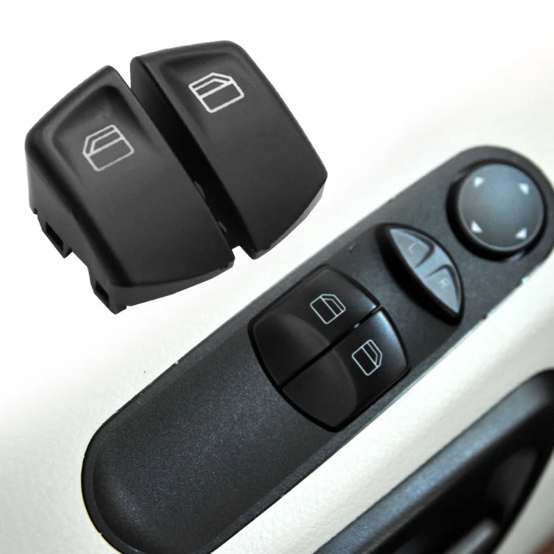 

2pcs Car Auto Window Lifter Switch Button Cover for Sprinter 906 MK2 2005-2015 for Mercedes-Benz Vito Viano W639 2003-2015