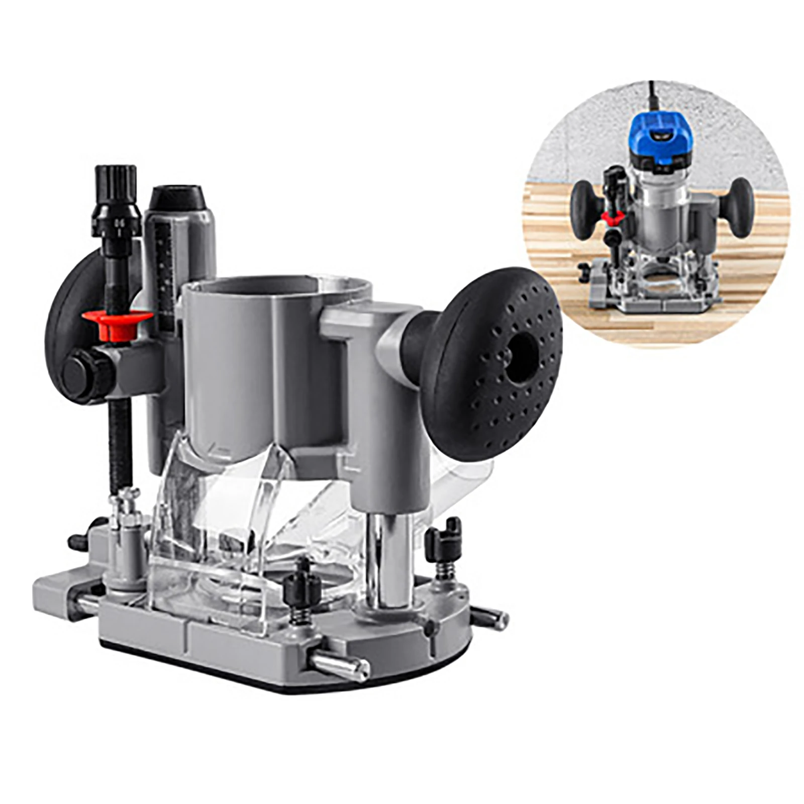 

Compact Plunge Router Milling Trimming Machine Base For Electric Trimming Machine Power Tool Accessories 65mm