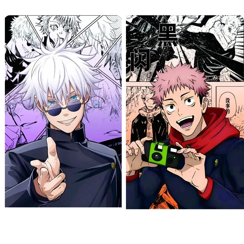 MINISO аниме новые акриловые прозрачные карты мультфильм Pixiv juютсу Kaisen фотокарты