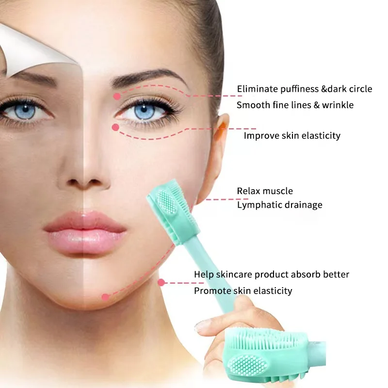 Многофункциональное Силиконовое средство для глубокой очистки кожи лица