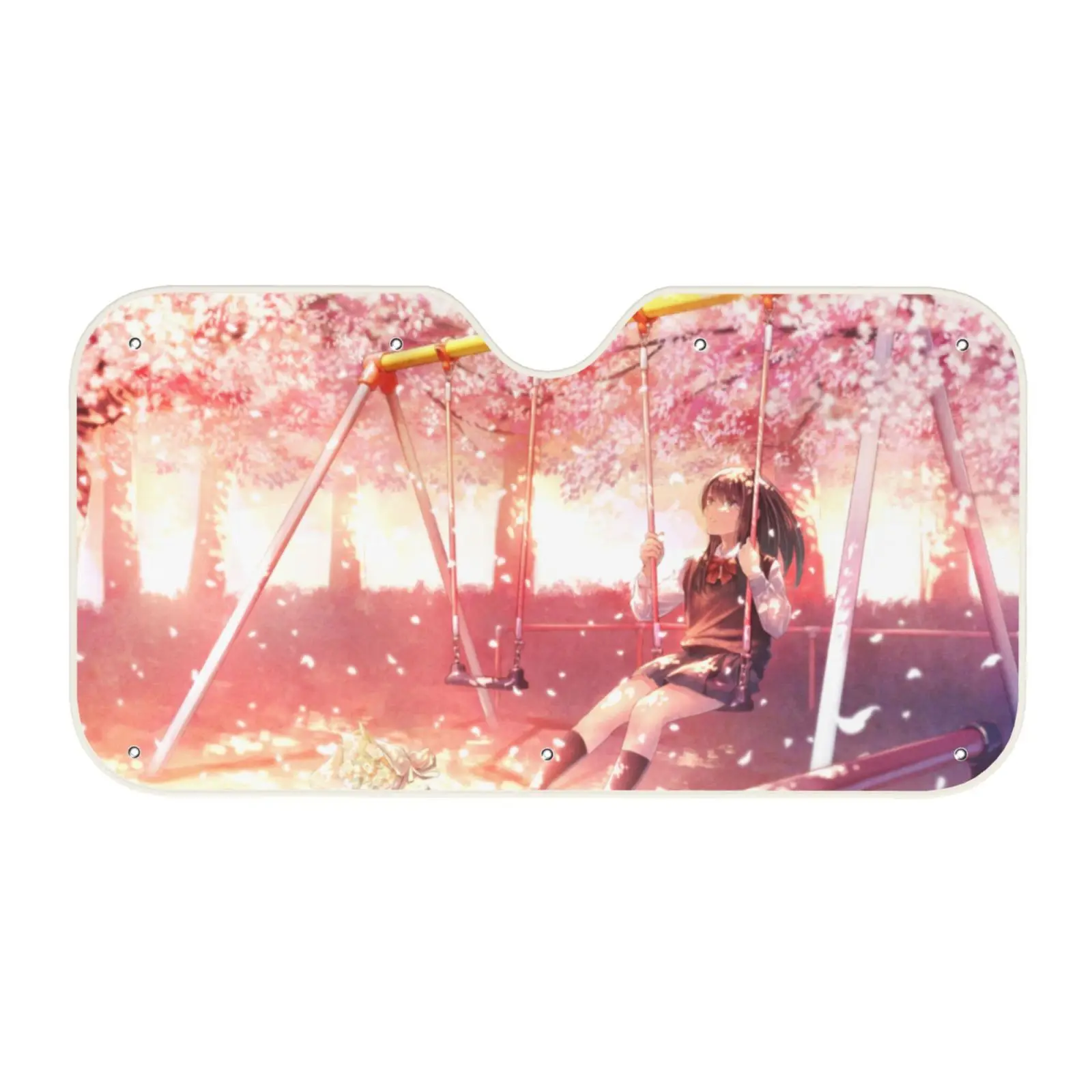 

Sun visor cherry blossom car blinds windshield cover anime driver car sunshade sun protection car cover flowers