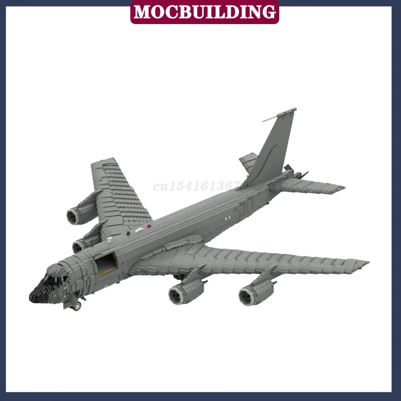 MOC городской транспортный самолет KC-135R Stratotanker модель строительный блок сборка