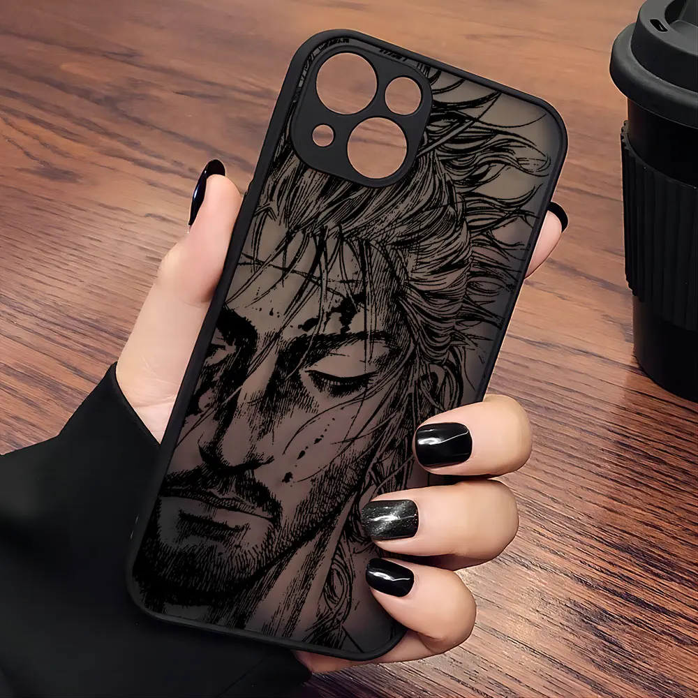 Японский чехол для телефона Vagabond Samurai iPhone 15 14 13 12 11 Mini Pro Max X XR XSMax 7 8 Plus матовая