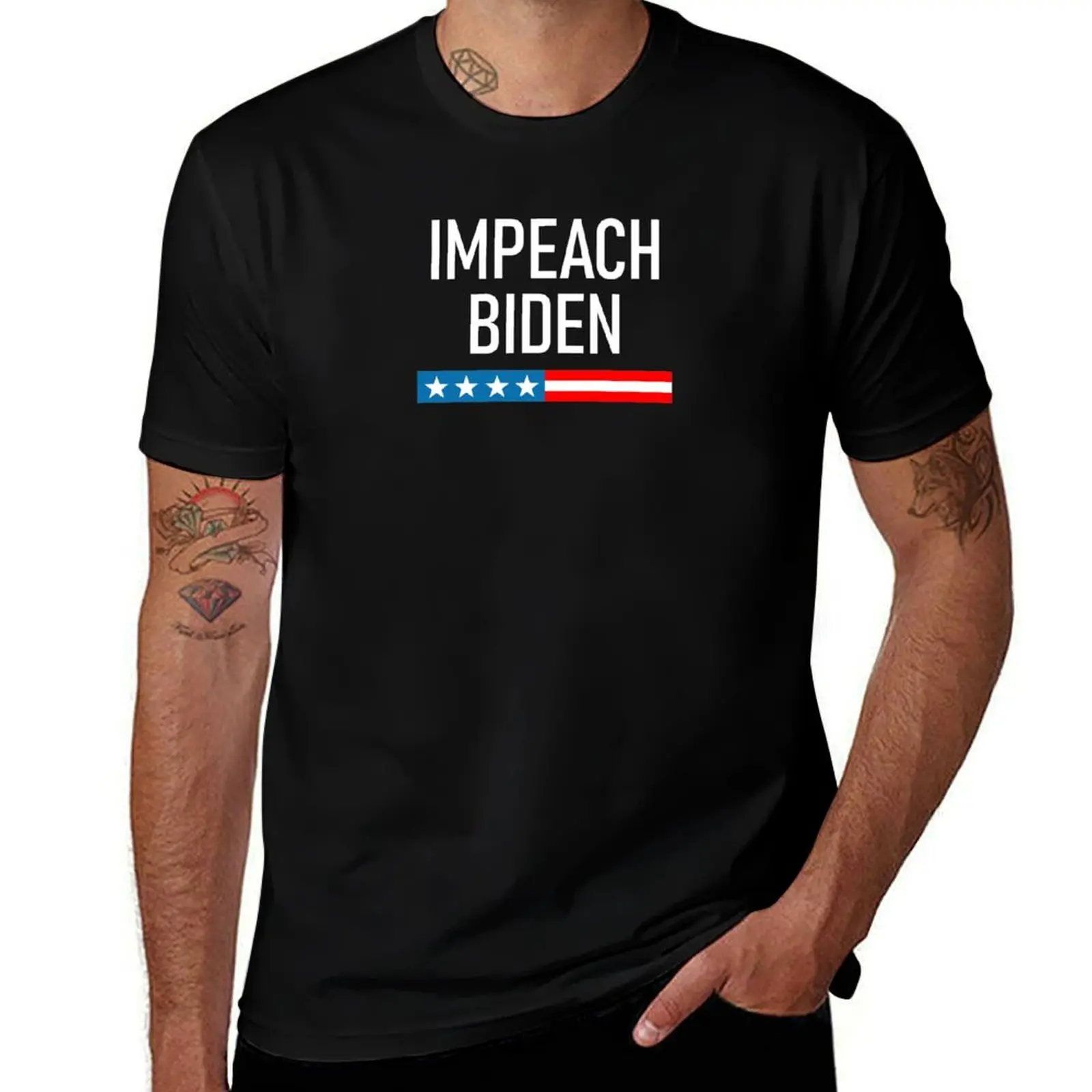 Уличная одежда Impeach Joe Biden мужские большие и высокие футболки