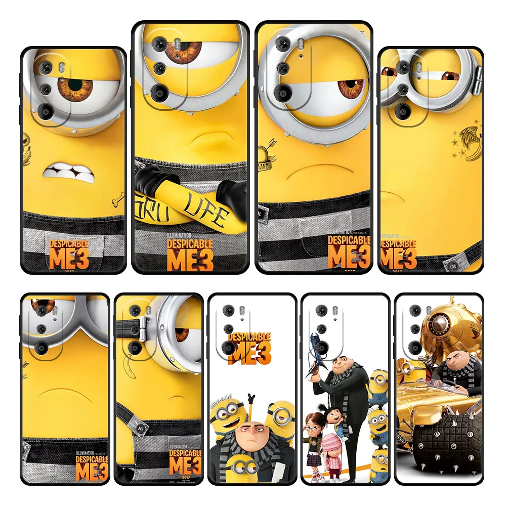 

Soft Despicable Me Minions Case for Motorola Moto G22 G31 Edge 20 30 Pro G30 G71 G60 G51 5G S30 G200 One Fusion Coque Celular