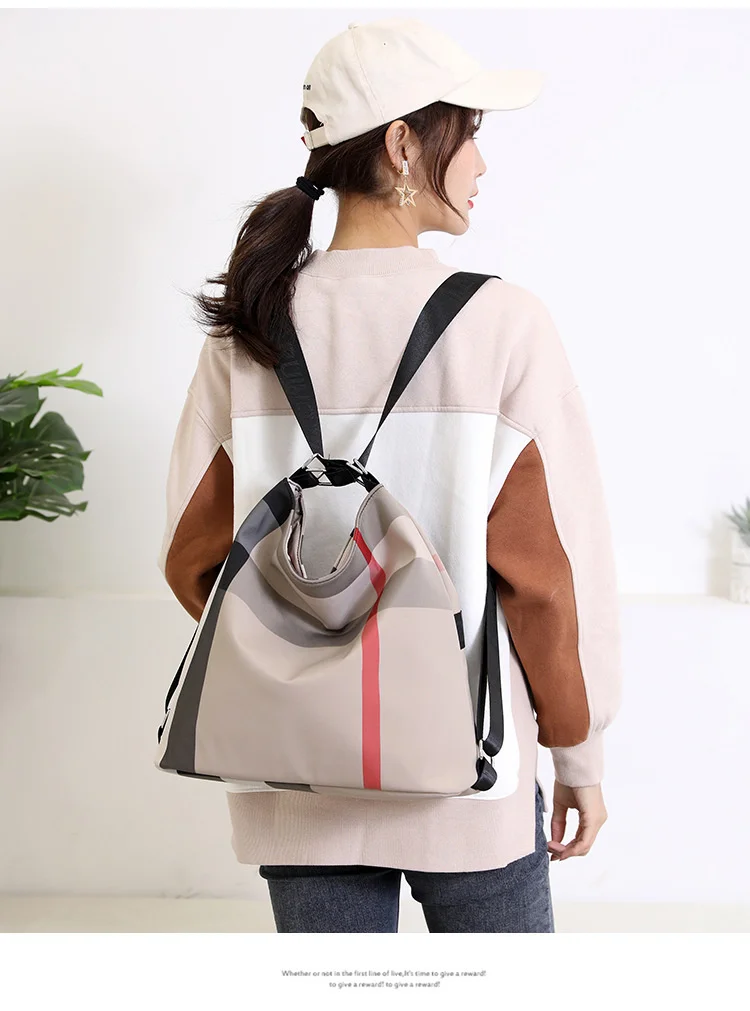

Nueva multifuncional de celosía mochila bolso de las mujeres bolso de hombro Casual mochila de viaje