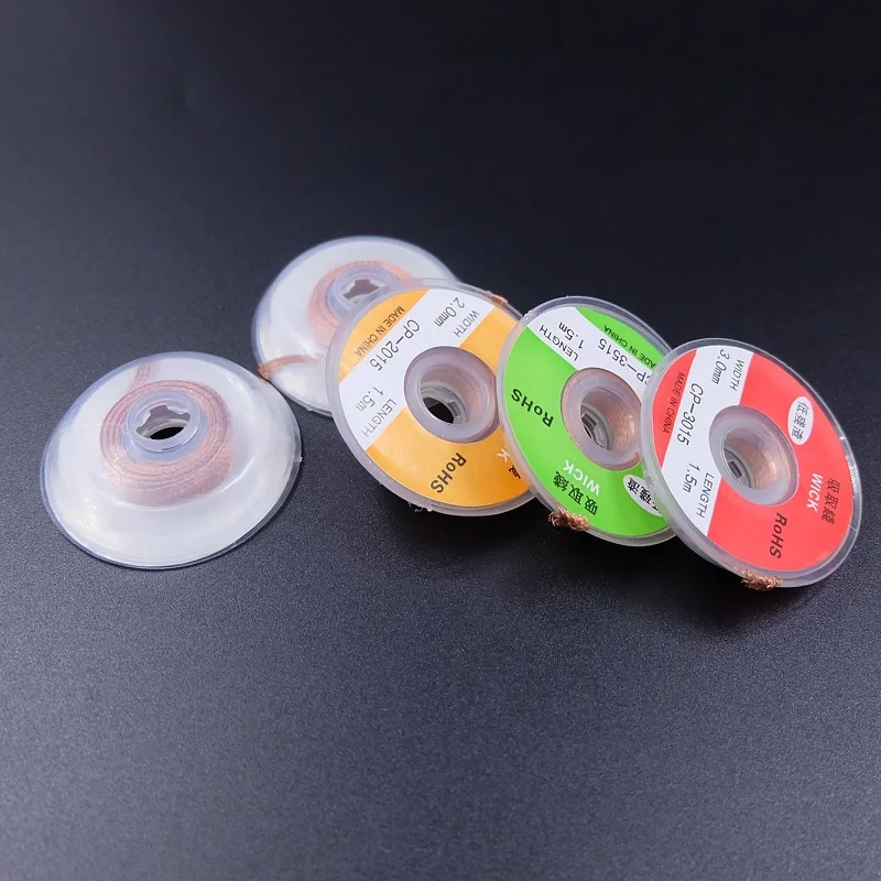 Оловянная плетеная лента для удаления припоя из меди 1/1 5/2/2 5/3/4 мм фитиль провода