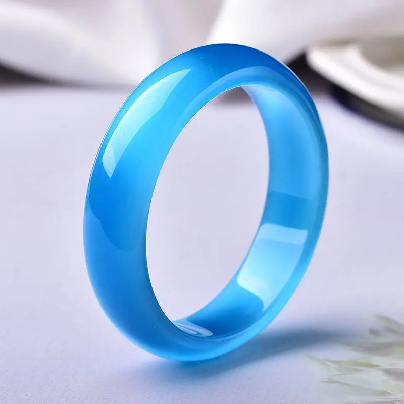 

New Natural Blue Opal Bracelet Fashion Women's Korean Simple Bracelet Jewelry