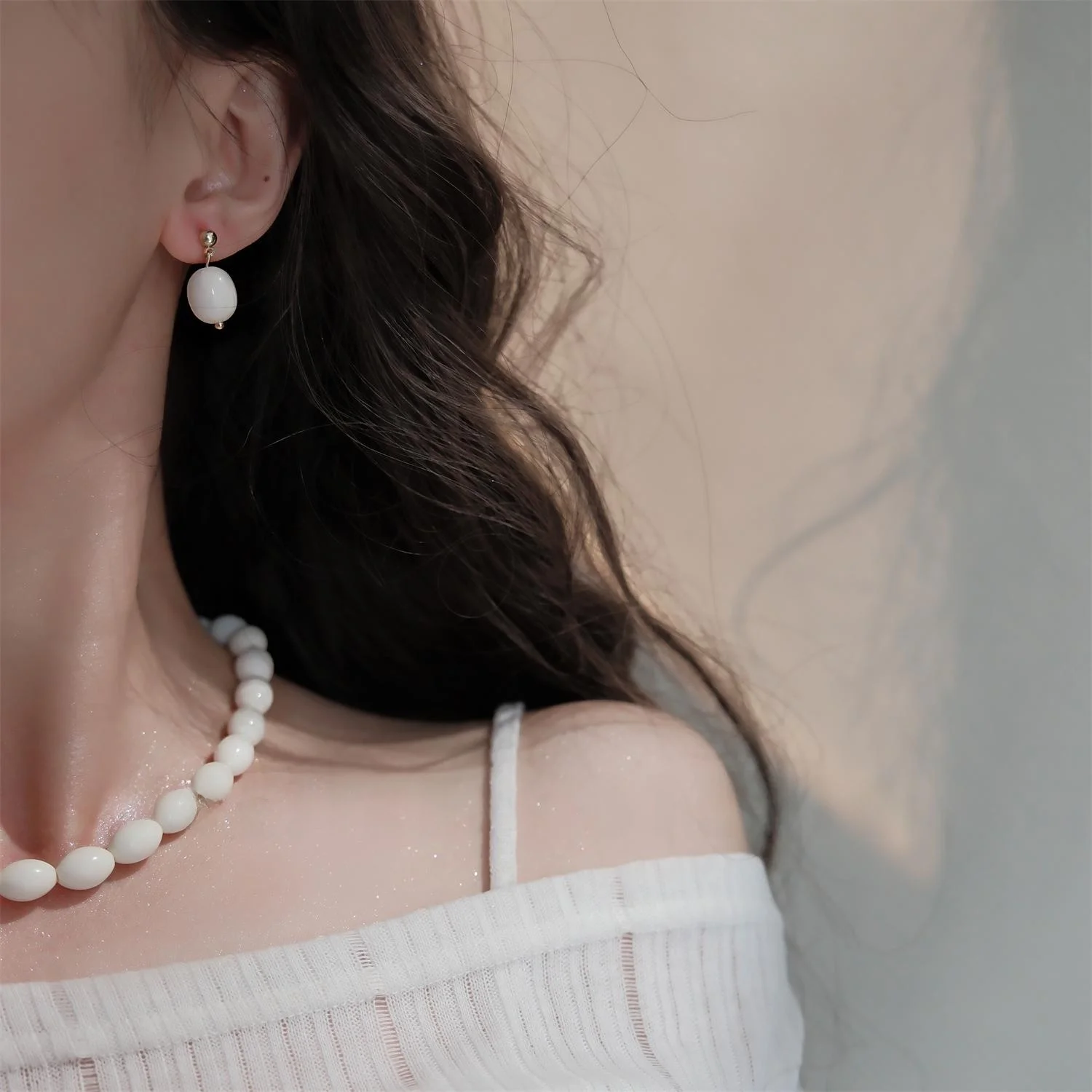 Фасоль со вкусом молока ~ Южная Корея Тондэмун такая же модель как онлайн-серьги