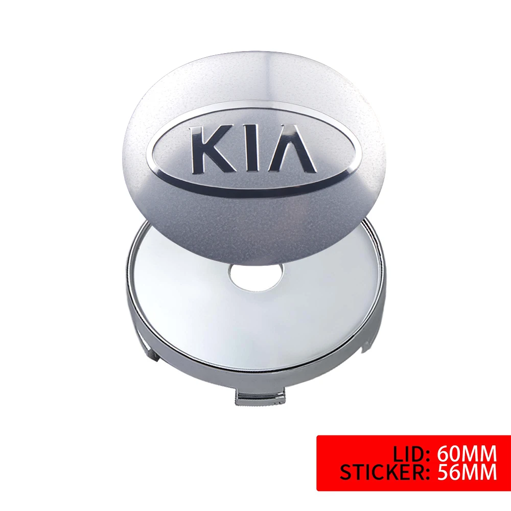 

4 шт. 60 мм крышка центральной ступицы колеса автомобиля для KIA K K5 Sportage Picanto Rio Ceed Cerato Soul Sorento Optima Niro автоаксессуары