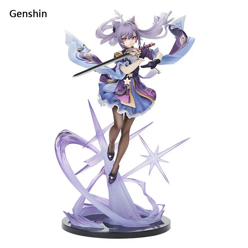 

Аниме Genshin Impact Keqing 1/7 фигурка из ПВХ «Вождение Гром», игрушечная статуя, 11 дюймов, экшн-фигурка, коллекционная кукла, игрушечная статуя 27 см