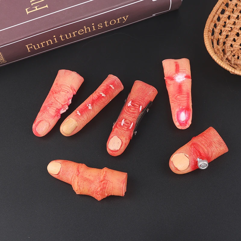 

Broken Finger Fake Bloody Fingers Scary Costume Prop For Haunted House Halloween Party Decoration Supplies Halloween Horror Prop