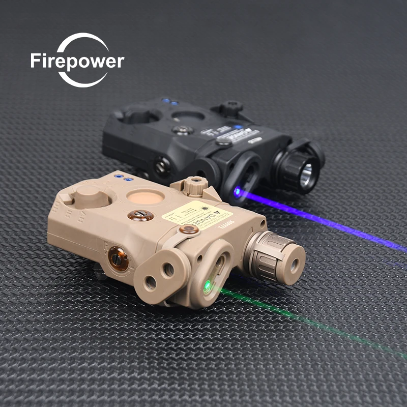 

WADSN Airsoft PEQ-15 Laser Pointer Adjustable Red Blue Green Dot Sight Laser White Led Lamp Hunting Weapon Laser Fit 20mm Rail