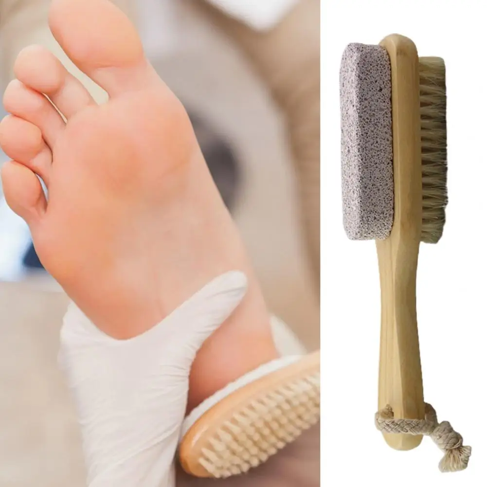 Мягкая безопасная пемза для удаления отшелушивания ручная щетка ног ванной