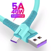 usb type c cable 5a fast charging usb c cable for huawei data cord charger usb type c cable for honor poco x3 m3 12m 22