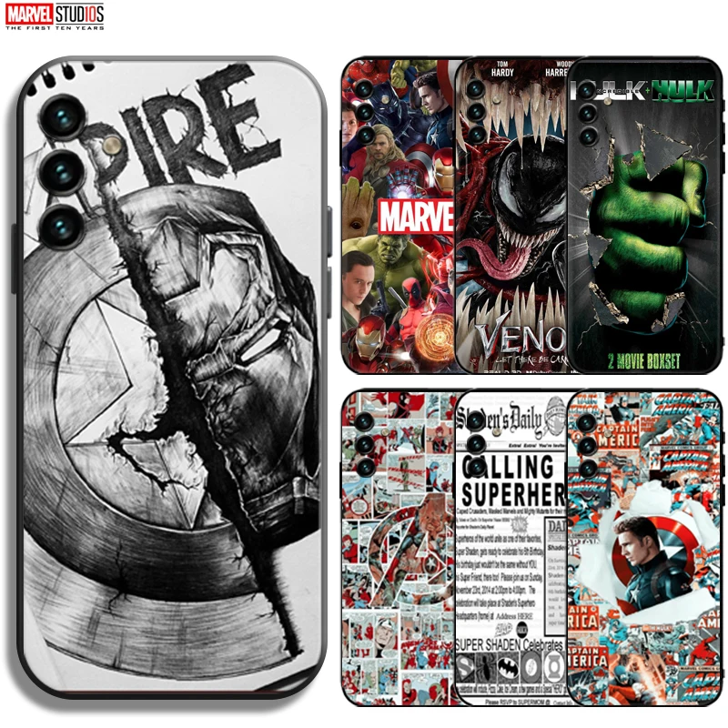 

Marvel Avengers Phone Case For Samsung Galaxy A13 5G Carcasa Black Funda Silicone Cover Ultra-Thin Coque Back