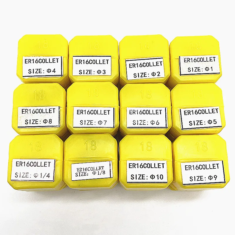 Пружинный патрон ER16, 10 шт., 12 шт., пружинный цанговый держатель ...