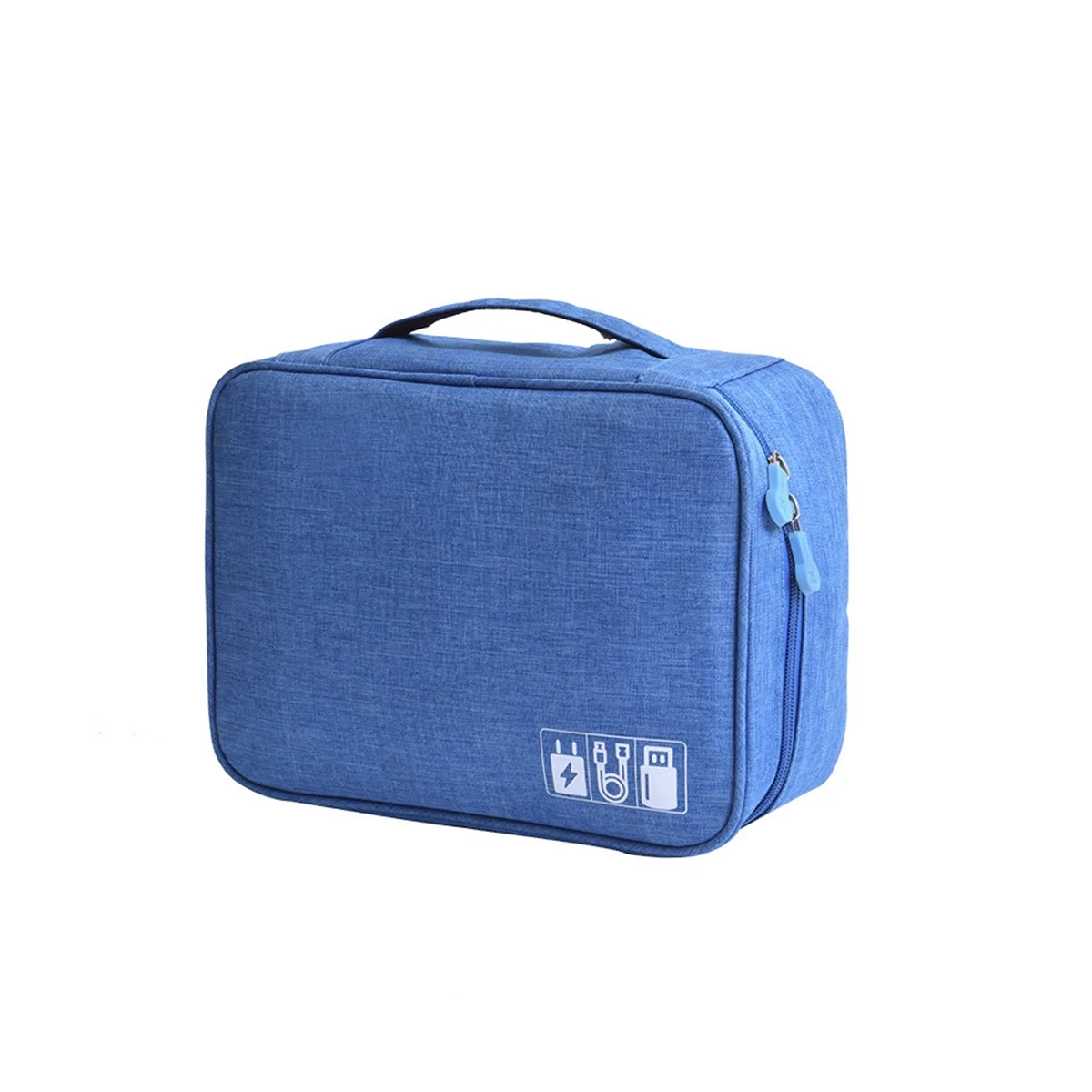 

2PCS Cable Storage Bag Waterproof Digital Electronic Organizer Travel Cable Bag Portable USB Data Line Storage,E