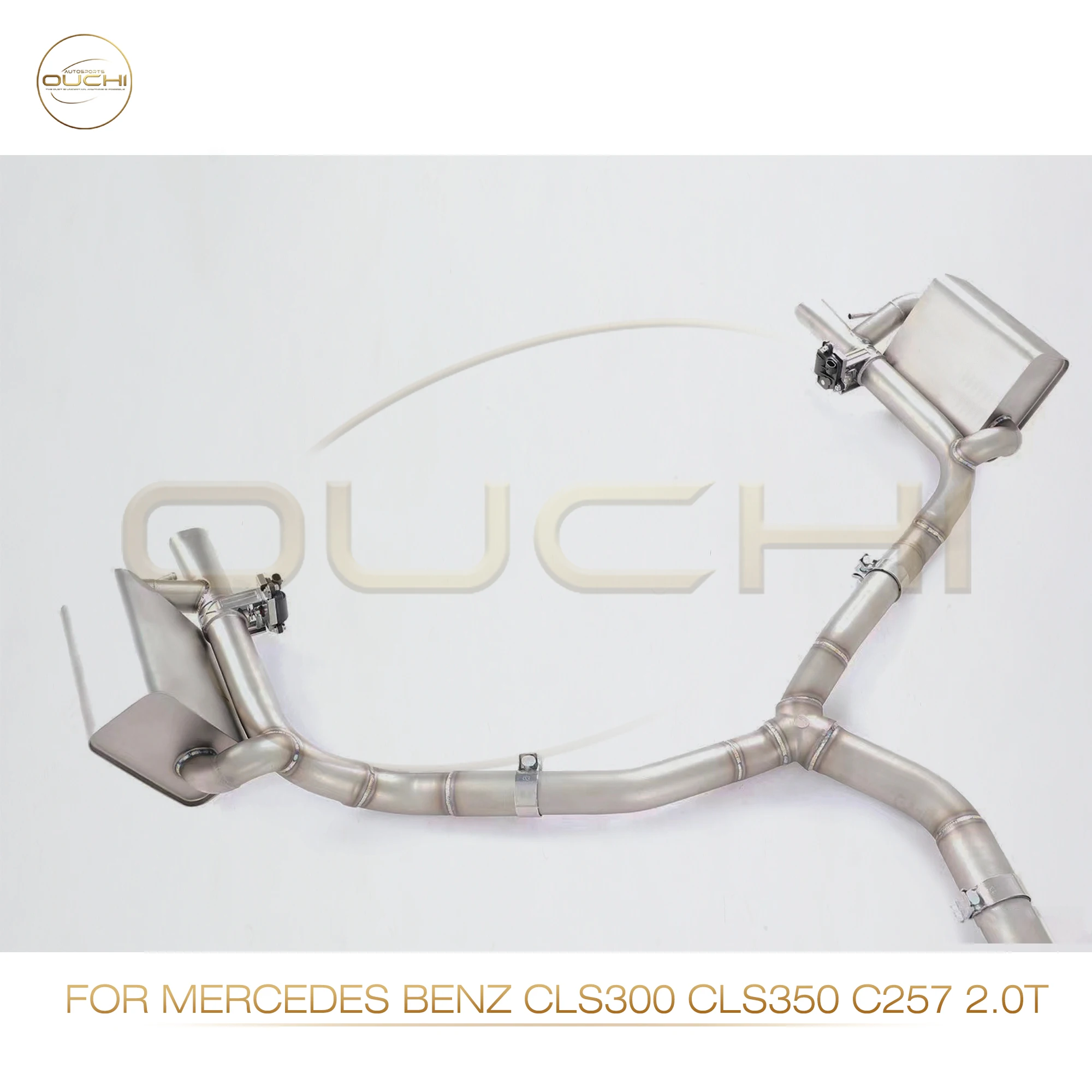 Выхлопная система OUCHI из нержавеющей стали эффективный Catback для Mercedes Benz CLS300 CLS350 C257