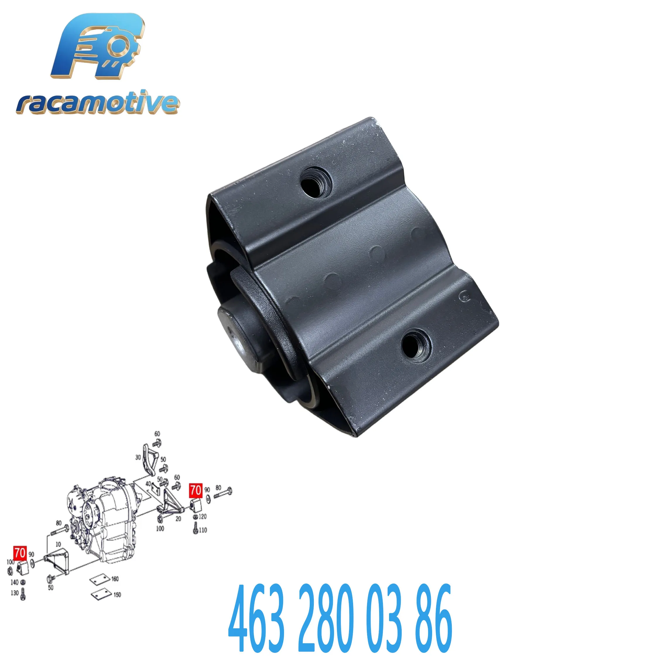 Фото 4632800186 4632800286 4632800386 Подходит для Mercedes-Benz W463 W461 G36 AMG W463 W465, резиновая опора двигателя. №3