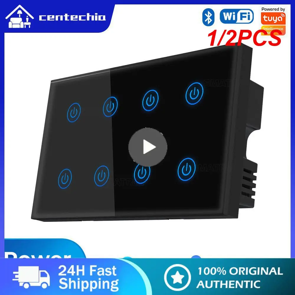 

1/2 шт., умный сенсорный выключатель с таймером