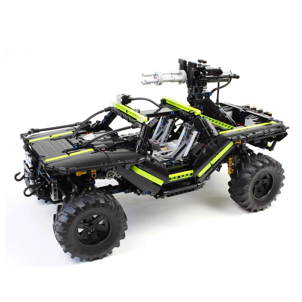 

MOC-9017 Halos Warthog военная колесница с комплектом строительных блоков PF мототехника боевой автомобиль игрушки детские подарки на день рождения